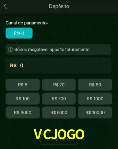 deposits VCJOGO